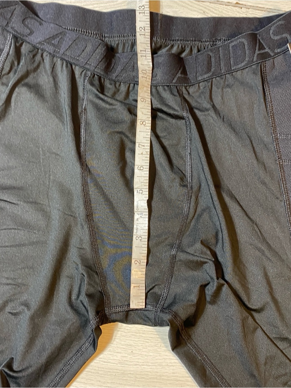 Adidas Men’s XL Triple Stripe Slider No Cup Compression Shorts Black NWT. - Picture 4 of 9